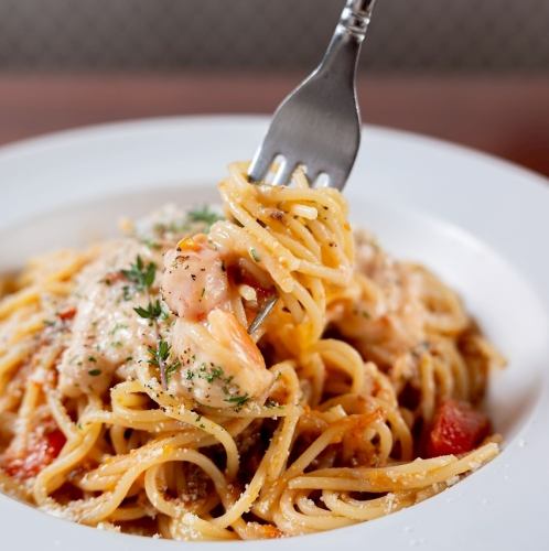 2/24 (Tue) ~ [Pasta Set] Meat Sauce Pasta ~ White Sauce Style ~