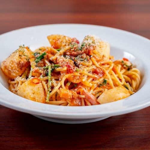 5/19~ [Pasta Set] Bacon and Arugula in Tomato Sauce