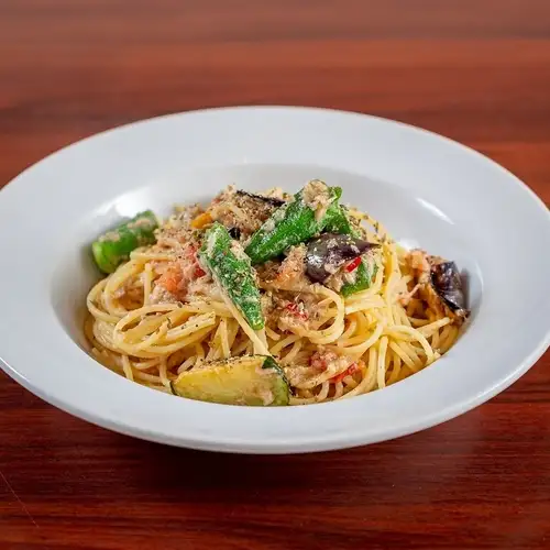 7/7～【パスタセット】夏野菜とツナのオイルパスタ