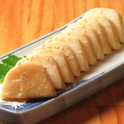 Japanese yam pickled in soy sauce