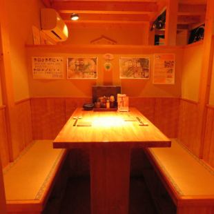 The number of private room seats with a calm atmosphere brought down by the downlight is small and fast.In addition, this seat is a private room, so please spend a pleasant time without worrying about the people around you.It is the ideal private room for important entertainment and adult dating.Please enjoy beef tongue and Sendai beef meat dishes