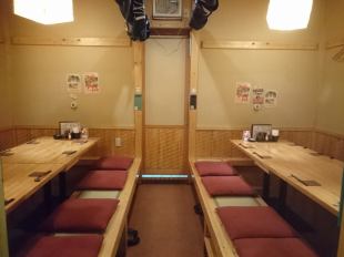 In the back of the store, we have prepared seats with sunken kotatsu that can be used for medium to large banquets! It can accommodate up to 22 people! Since it is separate from the restaurant, you can also use it as a private reservation!Use banquet coupons to save even more!