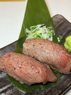 Grilled Sendai beef sushi [2 pieces]