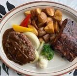 ハンバーグ＆バックリブ