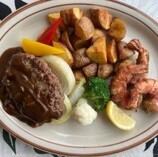 ハンバーグ＆シュリンプ