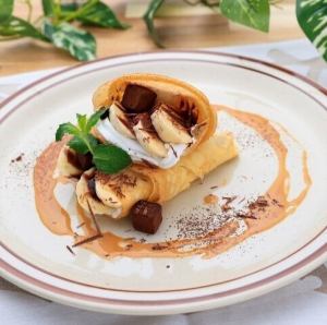 バナナクレープ