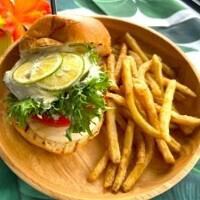 大分和牛入りカボスハンバーガー