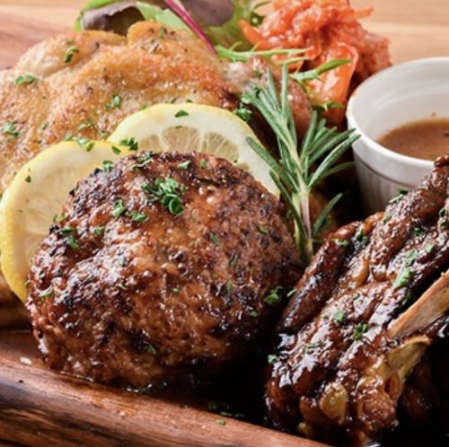 ★最強タッグ！肉×お酒★名物の肉盛りをはじめ、創作イタリアンの各種お料理はお酒と相性抜群◎