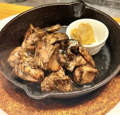 地鶏の炭焼き　