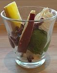 ★Glass parfait Mitsuimo matcha