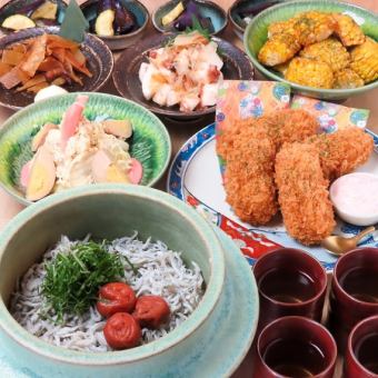 【2H飲み放題付き！】定番メニューを楽しめるお料理7品_5,000円(税込)コース