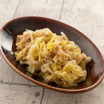 白菜とツナの柚子胡椒コールスロー