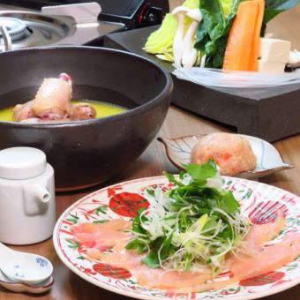 Hakata mizutaki course [1] 4,000 yen (tax included) *Reservations possible on the day
