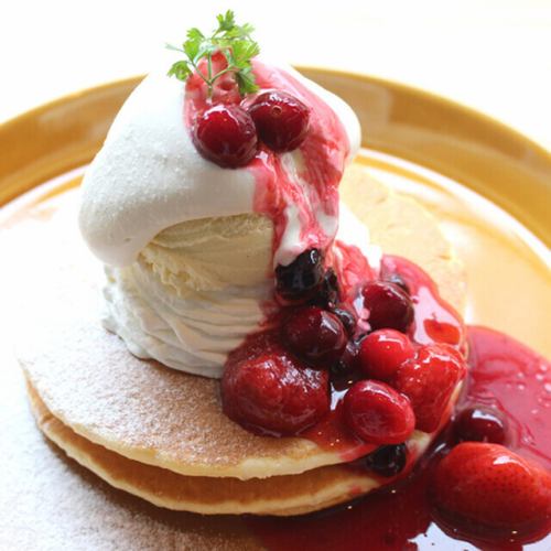 Strawberry Mix Pancakes