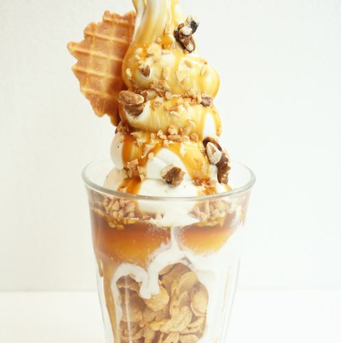 Caramel Nut Parfait