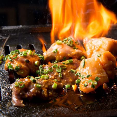 全14品2h飲放題付[肉通”贅沢”コース]焼肉専用無限キャベツ＆ライス食べ放題  