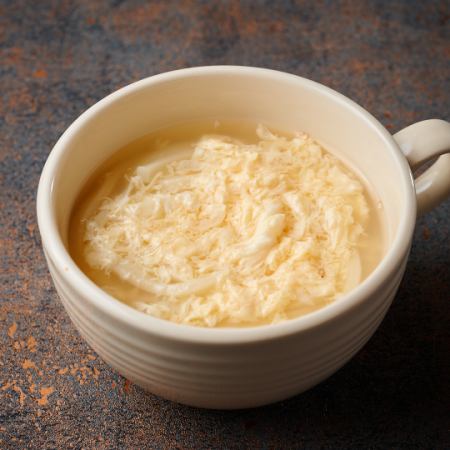 たまごスープ/わかめスープ