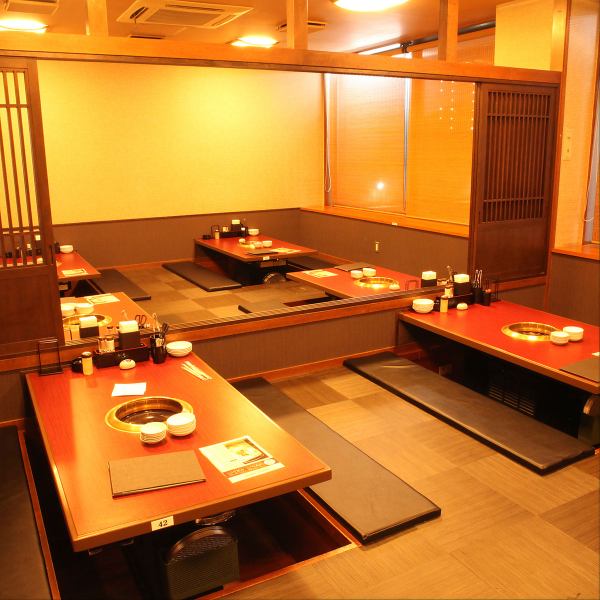 We recommend digging tatami mats for banquets! Feel free to eat after work or for families with children ♪