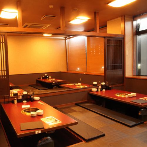 You can enjoy the spacious private room tatami room without worrying about the surroundings ♪