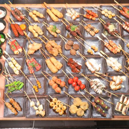 [Premium all-you-can-eat course] <85 dishes in total> 100 minutes all-you-can-eat for 3,200 yen (tax included)!!