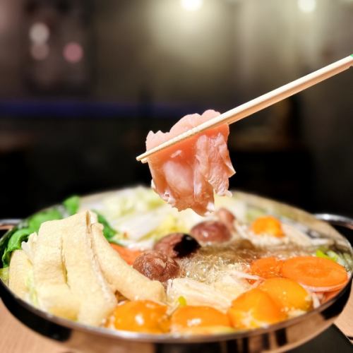 ★ Fresh chicken thighs and breasts with lemon shabu-shabu and charcoal grilling 8 dishes with 2 hours of all-you-can-drink for 5,000 yen (tax included)