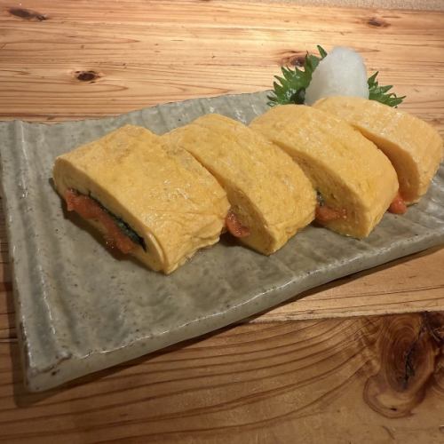 【鳥小屋名物その３】ふわふわ、とろける。５種のだし巻き玉子