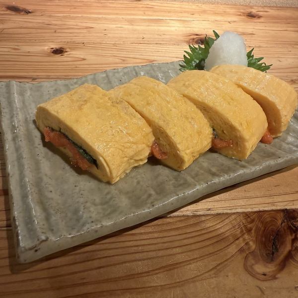 【鳥小屋名物その３】ふわふわ、とろける。５種のだし巻き玉子