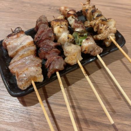 やきとりおまかせ5本盛り