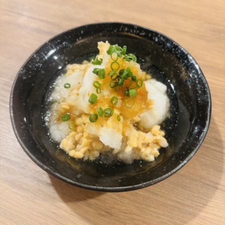揚げ出しもち納豆