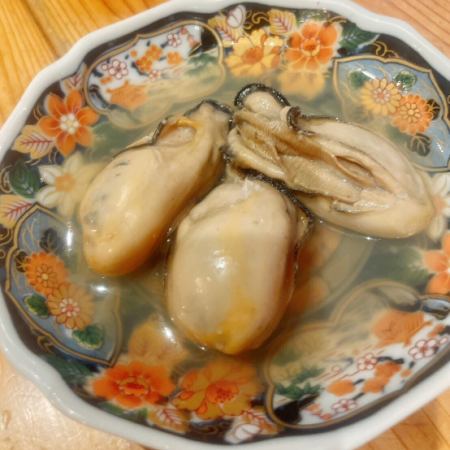 겨울 한정 굴의 오뎅