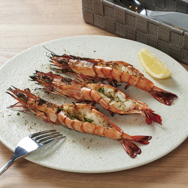 【魚料理のイチオシ】海老の持つ旨みを存分に引き出した逸品◆有頭エビのグリル(3尾)　1500円(税込)