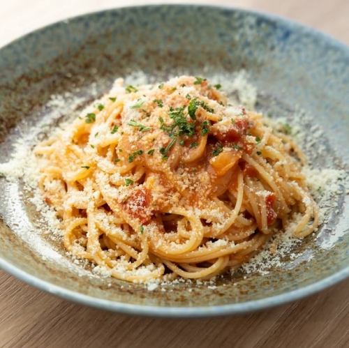 スパゲッティポモドーロ（チーズ抜きでVegan対応）