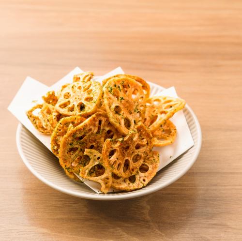 のり塩蓮根チップス