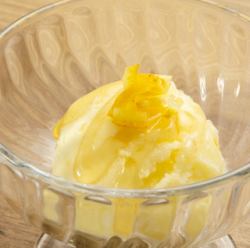 ゆず蜂蜜シャーベット