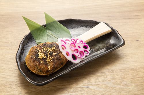Grilled miso that goes well with Mt. Hakkai