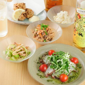 【ホットペッパーグルメ限定】120分飲み放題付≪全4品≫二次会用コース！3500円(税込)