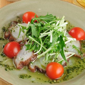 北海タコのカルパッチョ