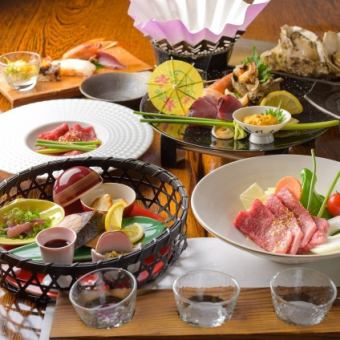 高級割烹日本料理 蔵元 創夢里江のご会席プラン スタンダードプラン  接待 会食 デートに最適