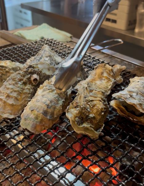 焼き牡蠣