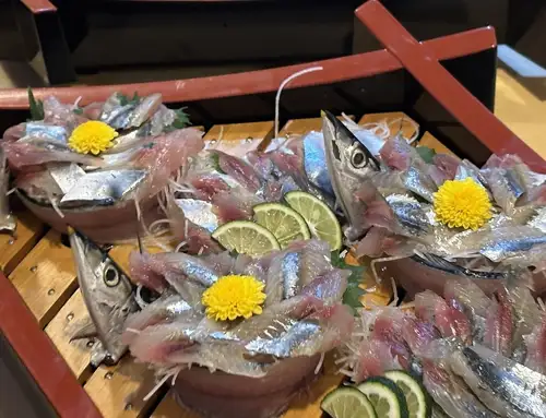 가을도 생선회・소금구이
