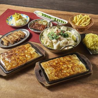餃子コース　飲み放題込み　4,000円