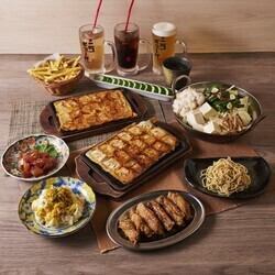 All-you-can-eat gyoza and all-you-can-drink included: 4,500 yen