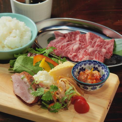 [Popular Lunch♪] Beef Skirt Steak Set 1300 yen