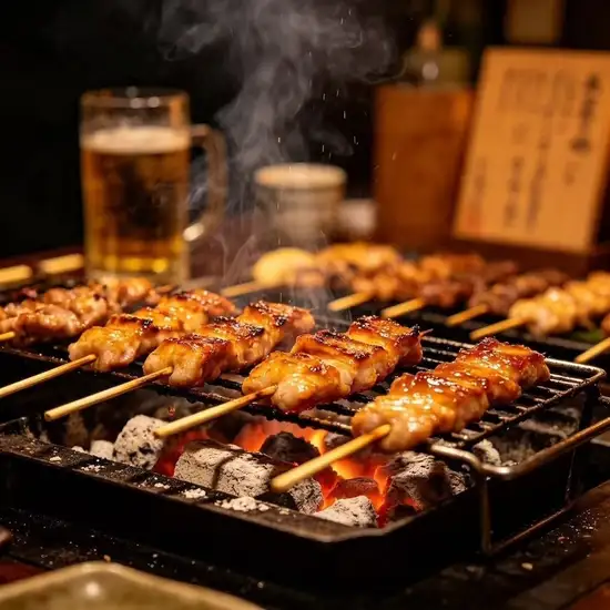 炉端焼きと炭火焼き鳥とおでんの居酒屋