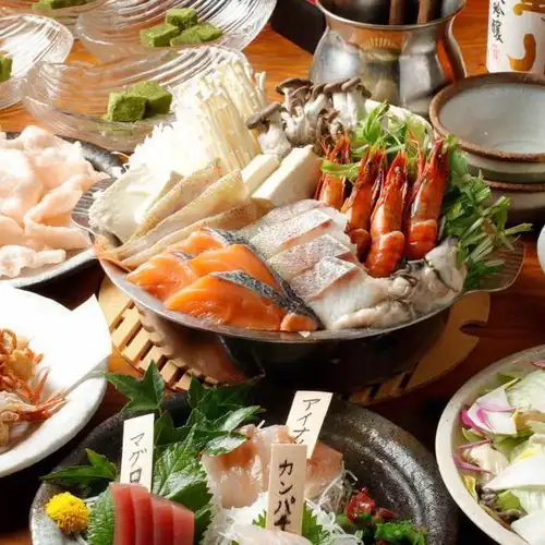 Gintei's banquet courses start from 3000 yen.