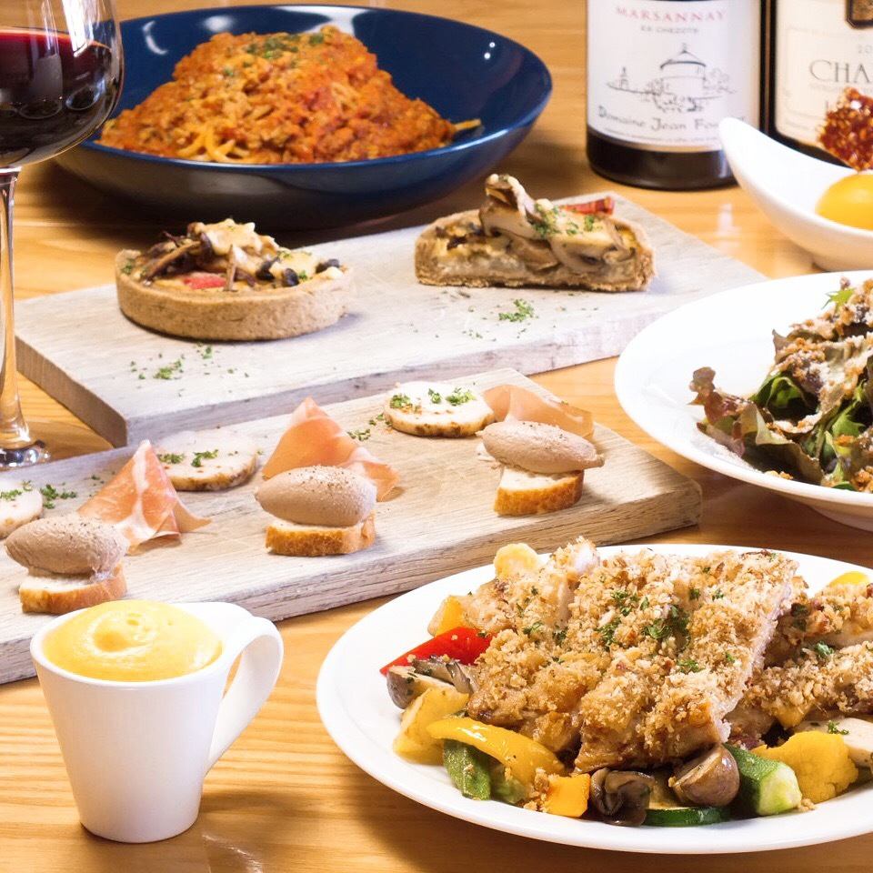 [Mukogawara Station] French bistro to enjoy wine and food ★ For various banquets ◎