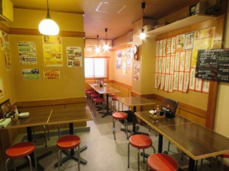 The first floor has table seating! Banquets for up to 26 people are possible!