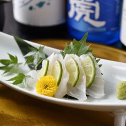 クエのお刺身 4枚