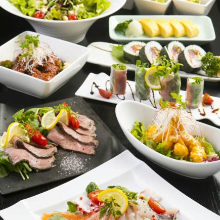 ★女性だけの特別宴会★ゆったり3時間飲み放題付!和洋折衷料理が嬉しい♪【女子会コース】