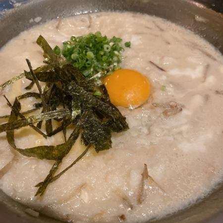 〆のおじや/横尾製麺所ちゃんぽん麺